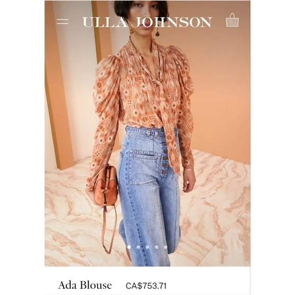 Ulla Johnson Goldenrod Blouse - Picture 9 of 16